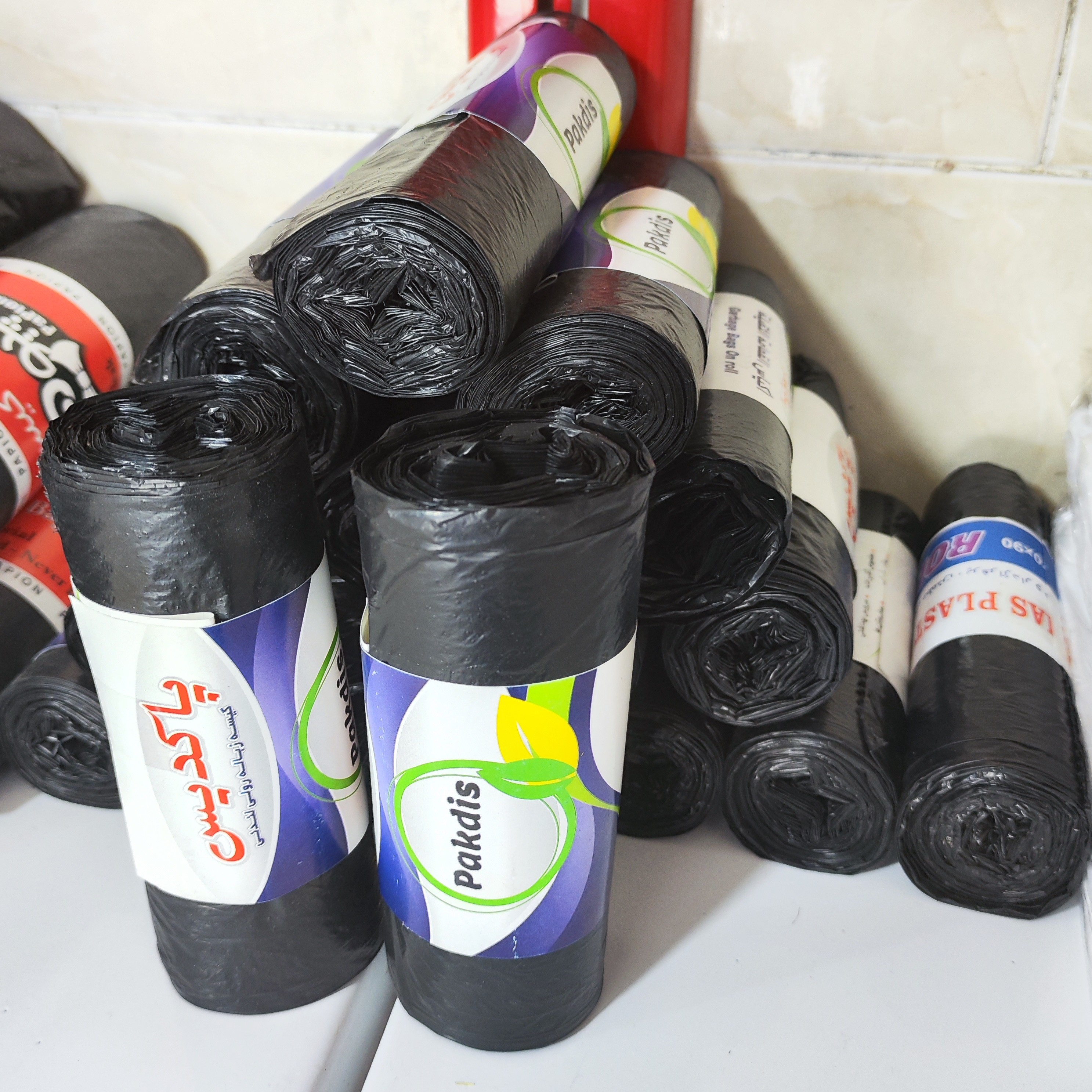 کیسه زباله رولی 120 گرمی سایز 55 در 70