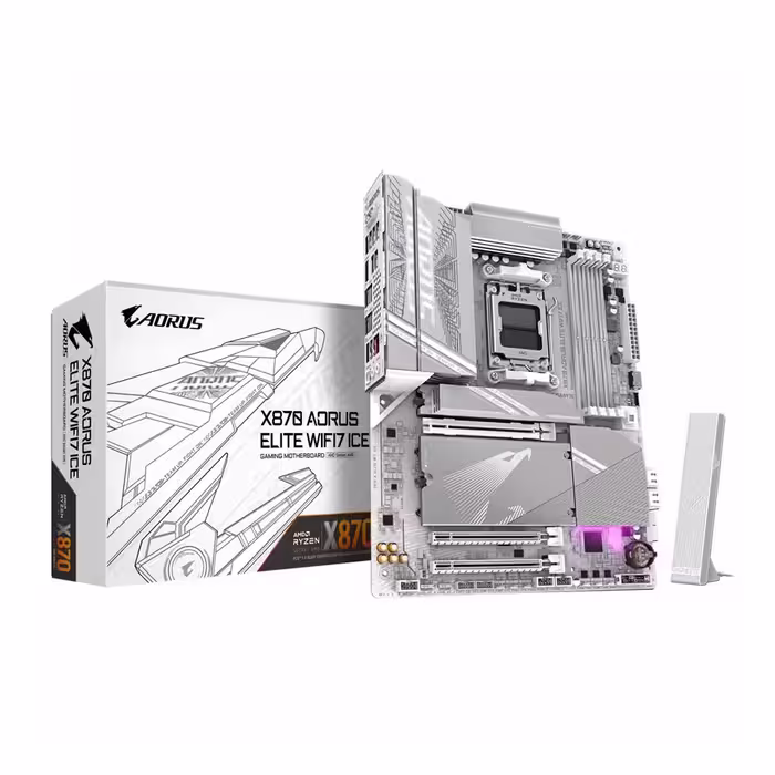 مادربرد گیگابایت مدل X870 AORUS ELITE WIFI7 ICE