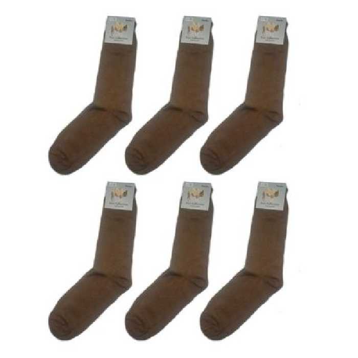 6جفت جوراب گرم پشم شتر  ساق بلند فری سایز کیفیت عالی رنگ قهوه ای و مشکی