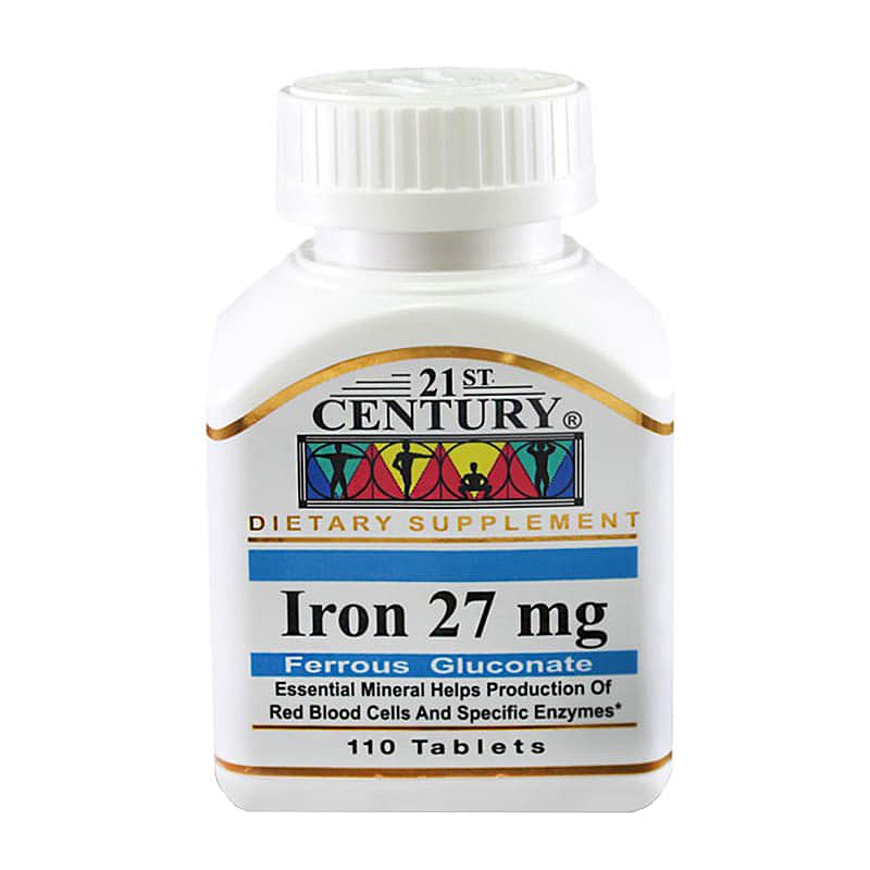 آیرون 27 میلی گرم 21سنتری | Iron 27 mg Ferrous Gluconate