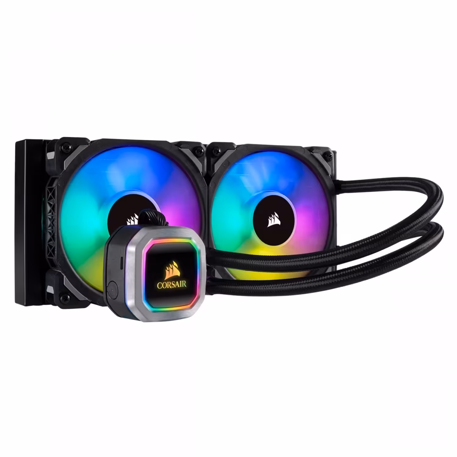 فن خنک کننده مایع پردازنده کورسیر مدل HYDRO SERIES H100I RGB PLATINUM