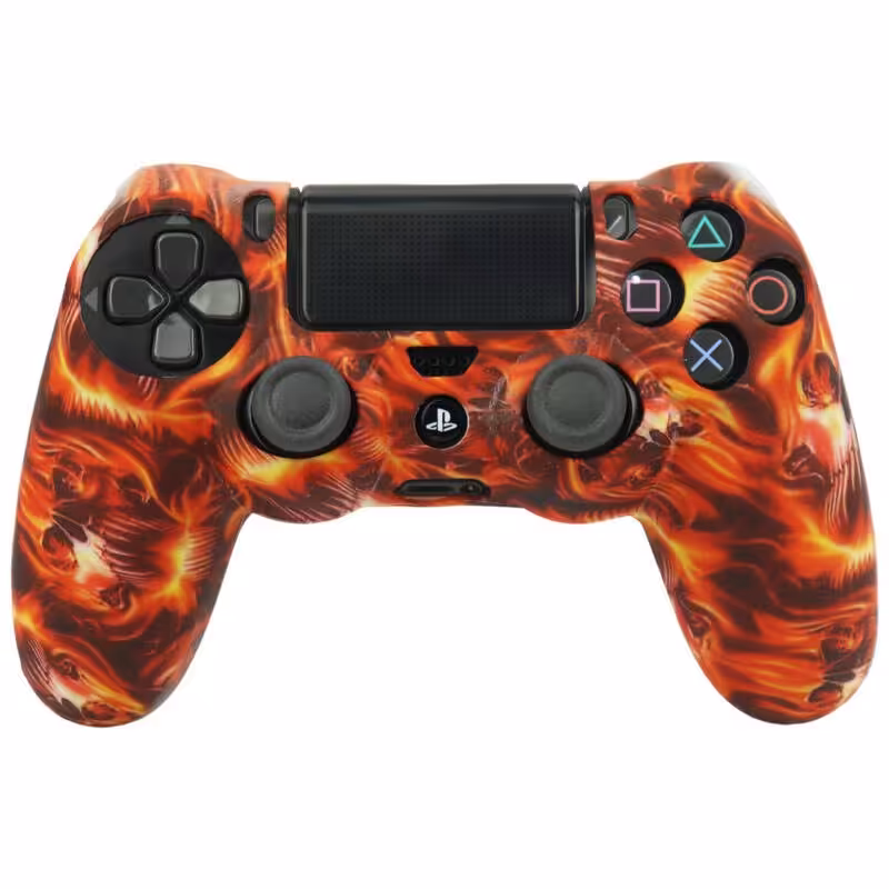 روکش دسته بازی PS4 طرح اسکلت آتشی