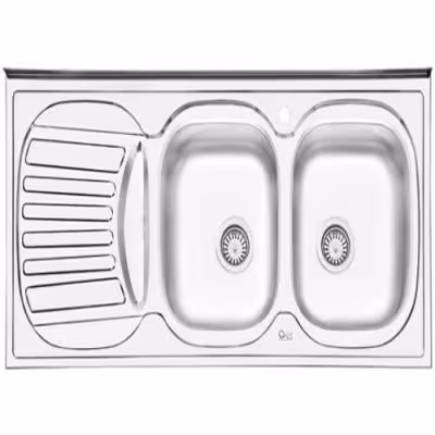 سینک ظرفشویی 3510 روکار ایلیا استیل