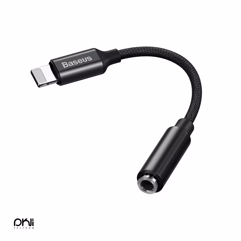 مبدل لایتنینگ به صدا Baseus ightning to 3.5mm Adapter L3.5 -تلکام