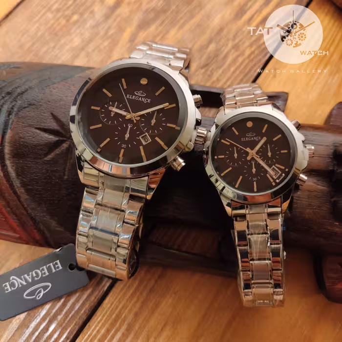 ساعت ست الگانس سیلور با شش ماه گارانتی