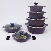 سرویس 14 پارچه گرانیتی  پیلو بنفش PILAU مدل اورانوس