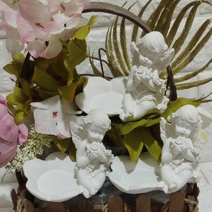 ظرف  سه بعدی فرشته  خام اگر عاشق رنگ آمیزی هستی