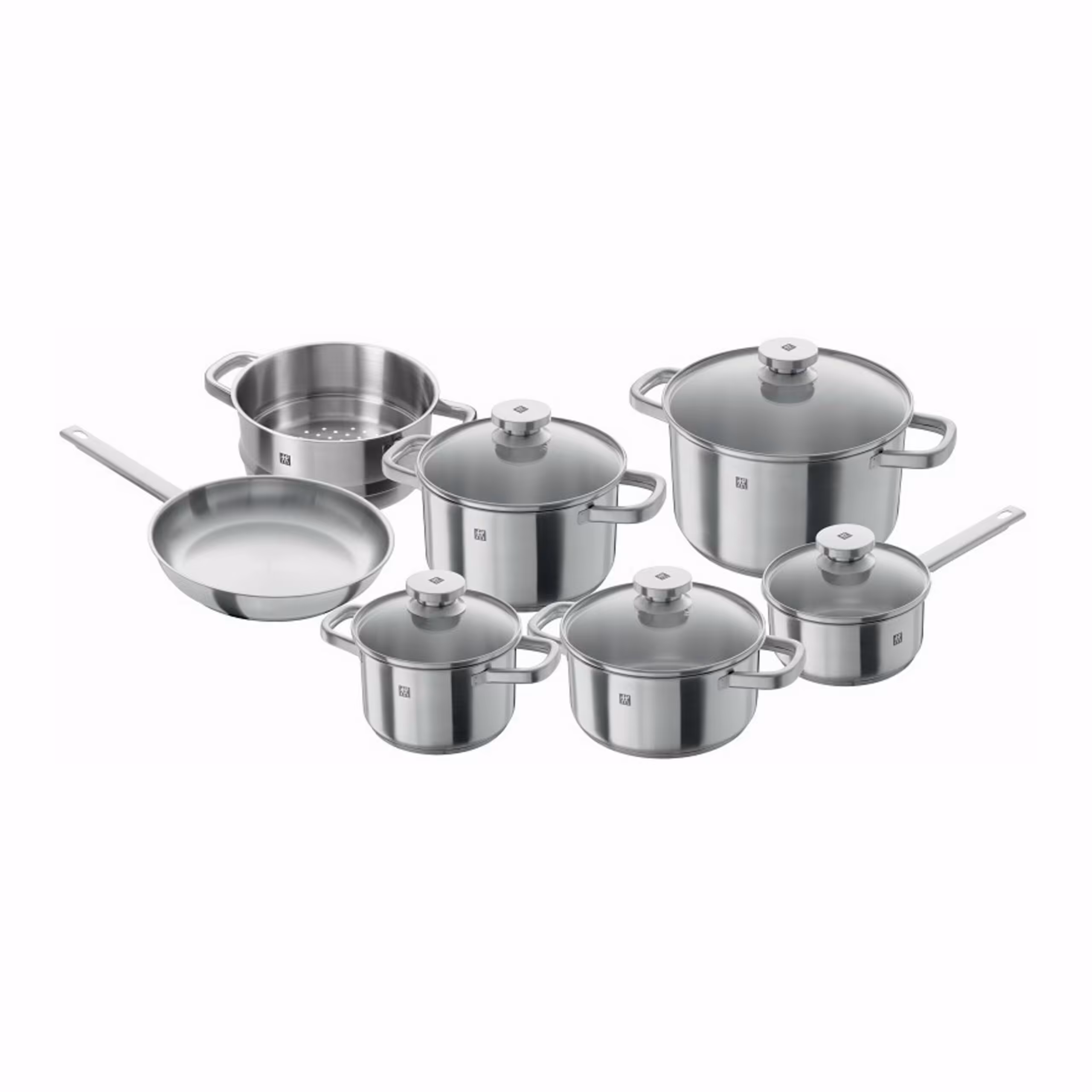 سرویس قابلمه 12 پارچه استیل زولینگ مدل تویین جوی zwilling twin joy 12 pcs cookware set