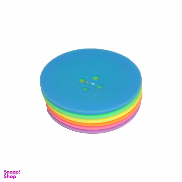 زیر لیوانی مدل دکمه ای کد IL1239 بسته 6 عددی