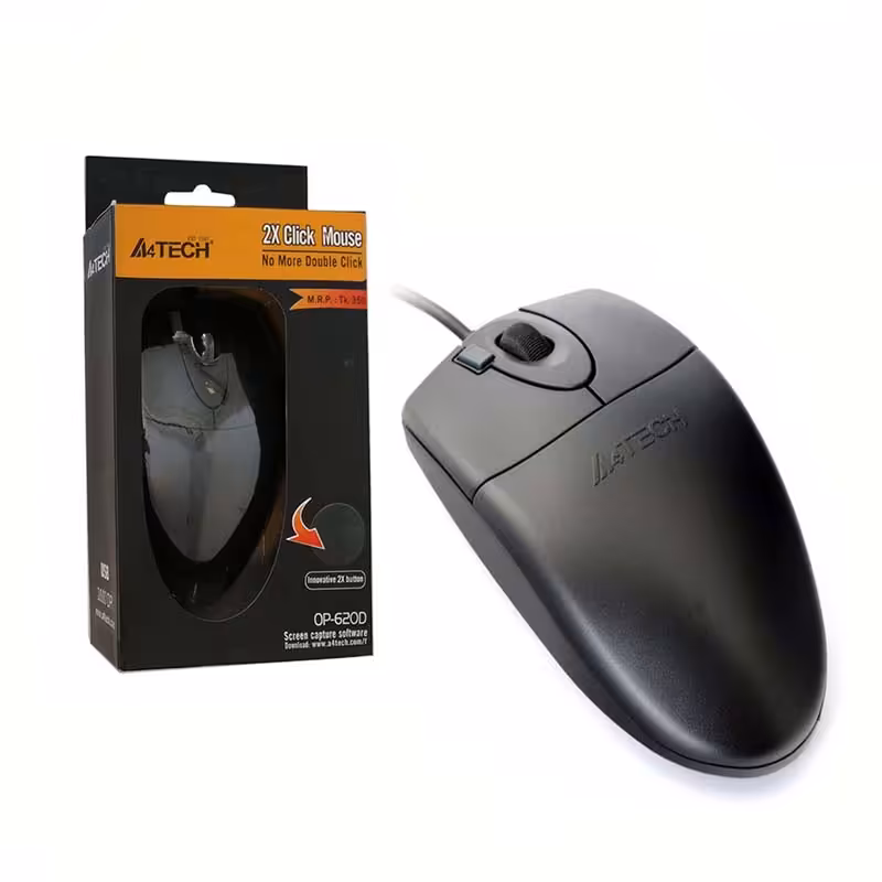 ماوس سیمی طرح ایفورتک A4TECH OP620D