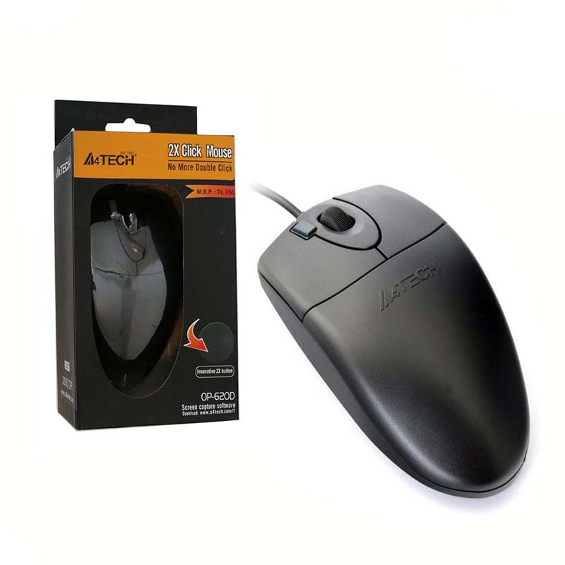 ماوس سیمی طرح ایفورتک A4TECH OP620D