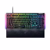 کیبورد گیمینگ ریزر مدل BlackWidow V4 Yellow Switch