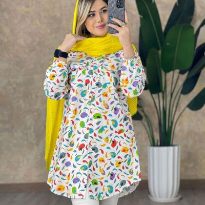 شومیز آبرنگی داکرون نخ 47986