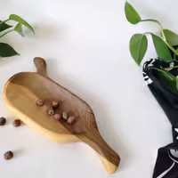 ظرف پذیرایی دسته دار گردو 