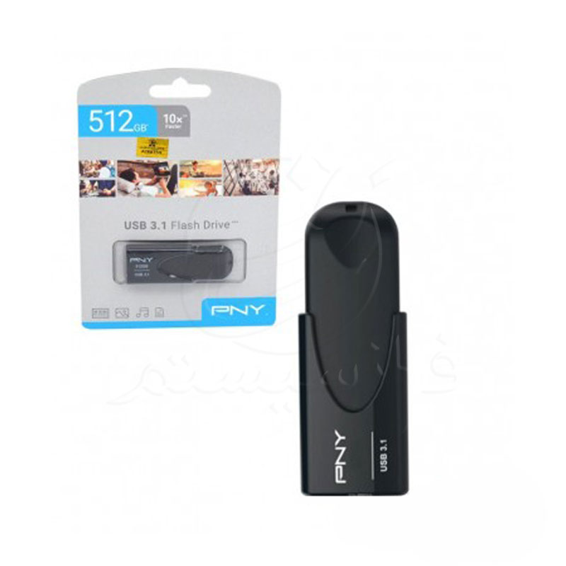 فلش مموری Attach USB3.1 512GB پی‌ان‌وای - فراز سیستم