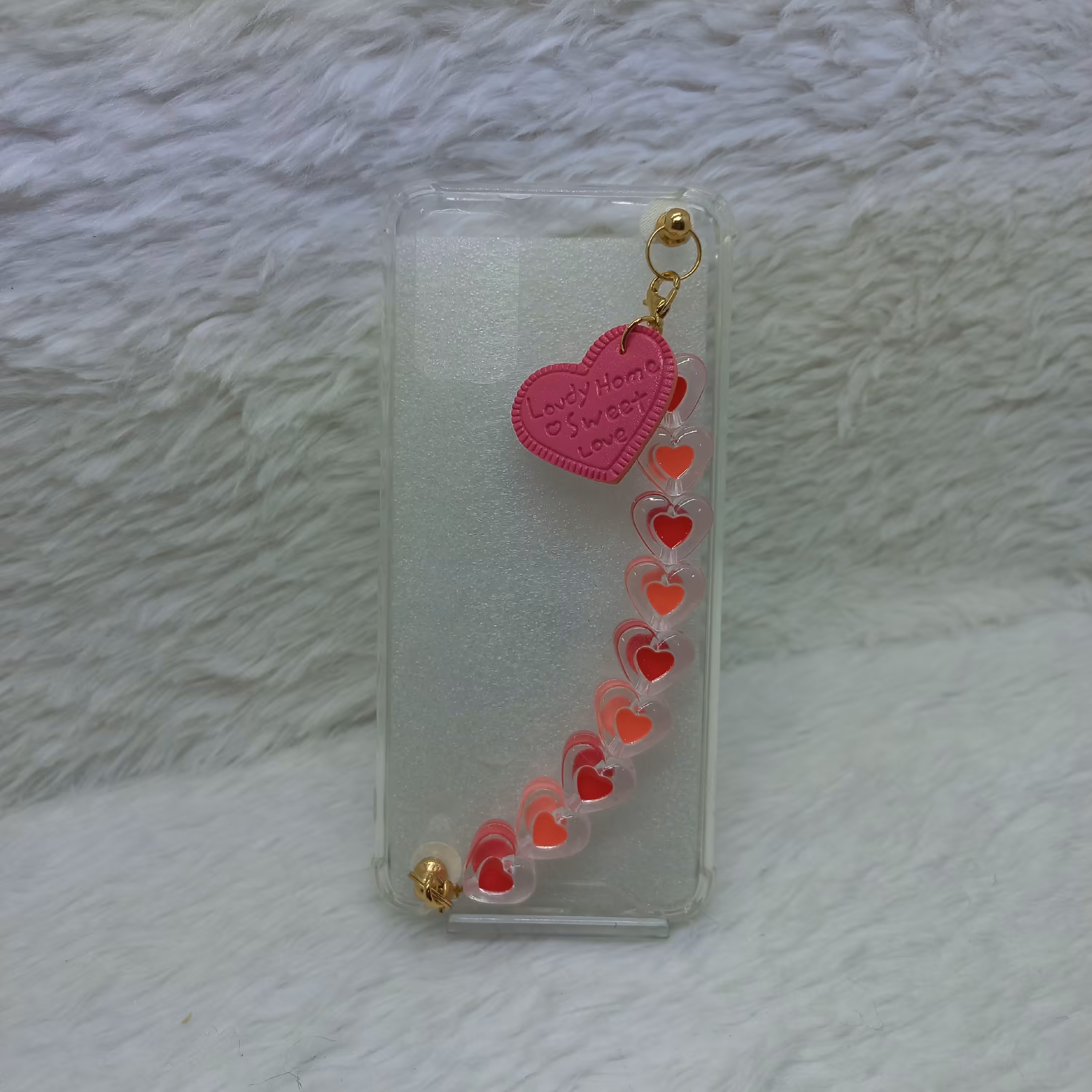 گارد دخترانه فانتزی زنجیردار A03s طرح قلب مناسب گوشی سامسونگ A03s