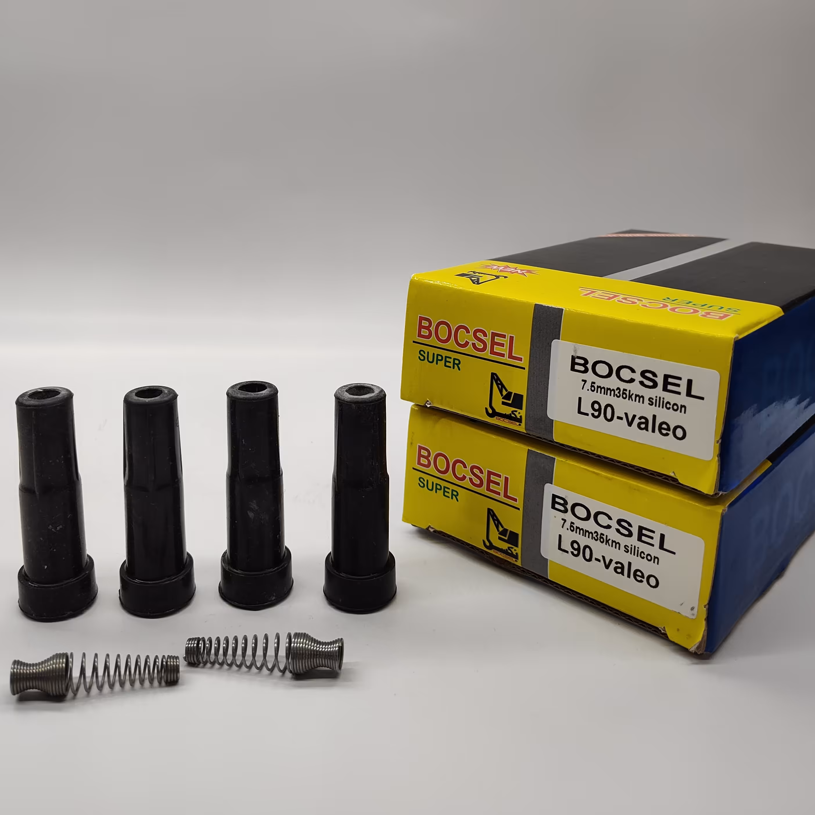 وایر شمع بوت کوئل ال 90 مدل والئو سیلیکونی فنر استاندارد آغشته به پودر مخصوص 