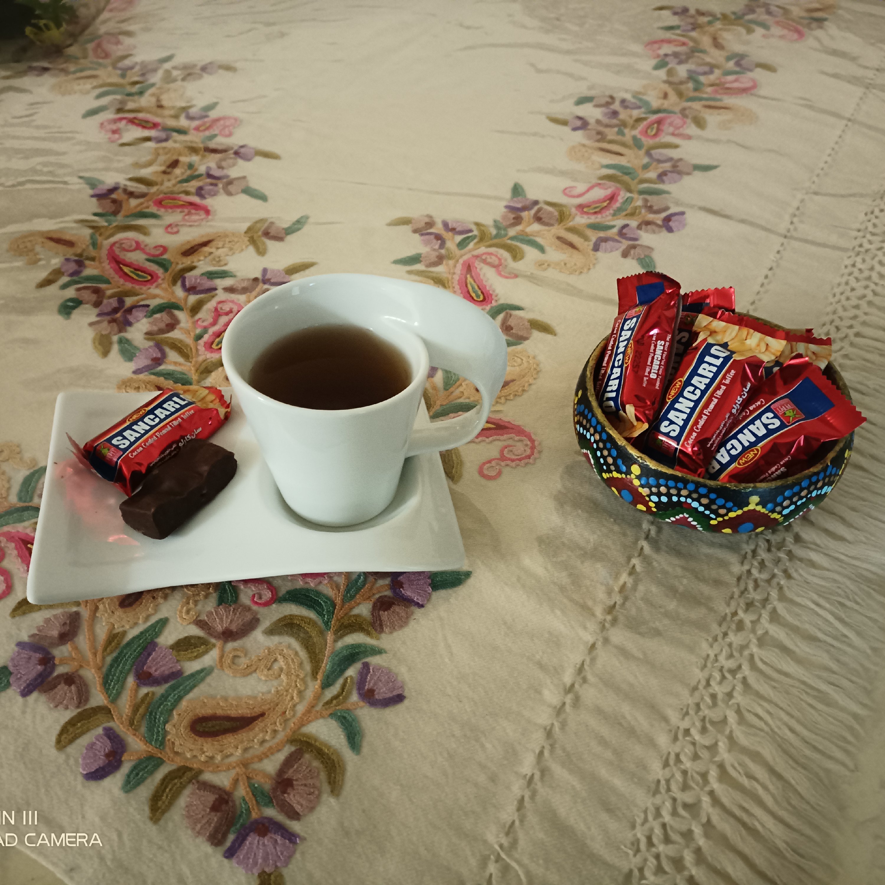 شکلات با مغز بادام زمینی روکش‌دار  سنکارلو ، آناتا ، نیم کیلویی 
