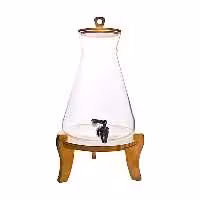 کلمن کوزه ای پایه چوبی پاشاسازه