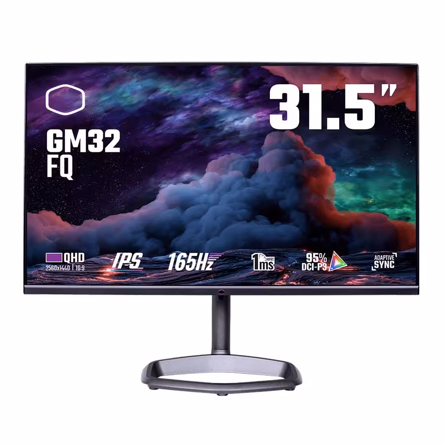 قیمت و خرید مانیتور گیمینگ 32 اینچ کولرمستر مدل GM32-FQ | یاس ارتباط
