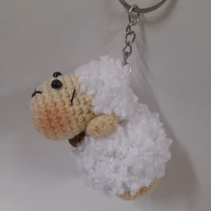 آویز کیف یاجاکلیدی بعبعی خیلی بامزه باکاموابره ای مرغوب