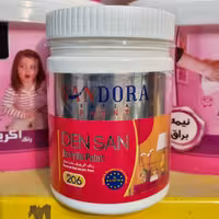 رنگ اکریلیک مات ممتاز سفید ( DEN SAN) کد 206 ساندورا یک کیلویی
