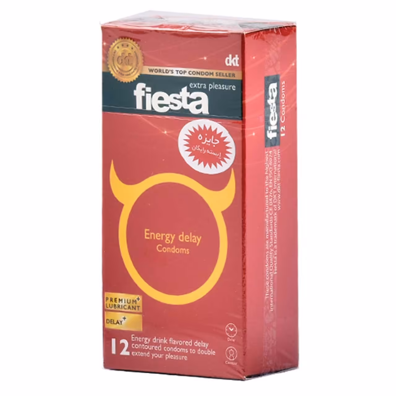 کاندوم انرژی تاخیری فیستا مدل Energy Delay بسته 12 عددی