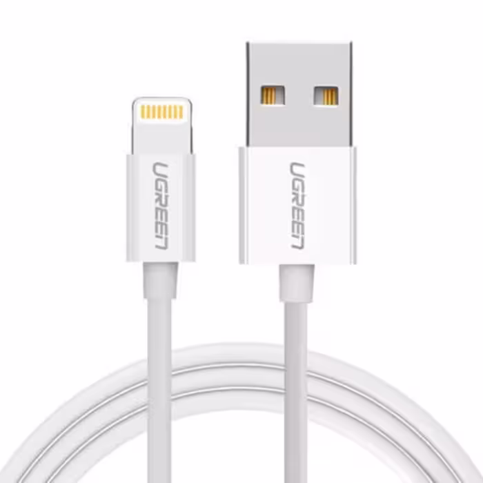 کابل 2 متری Lightning یوگرین US155 White
