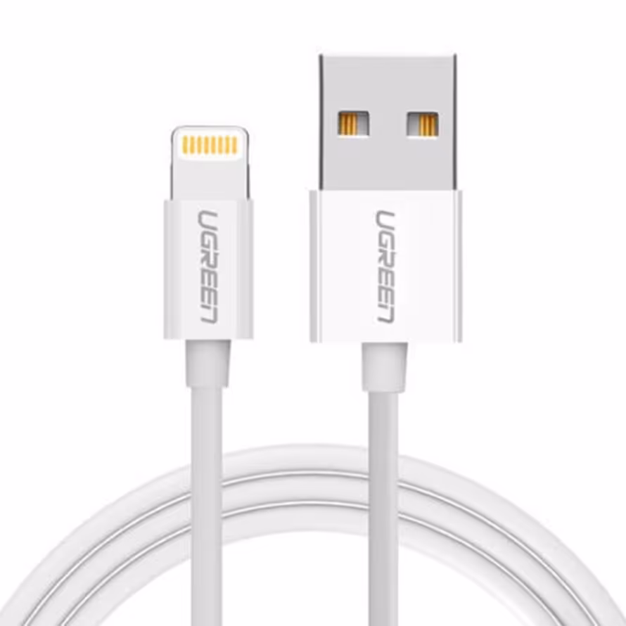کابل 2 متری Lightning یوگرین US155 White