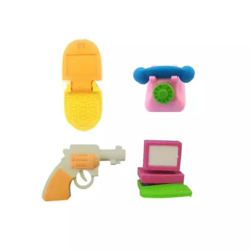 4 پاک کن کمیاب مدل تلفن، موبایل، کامپیوتر، تفنگ