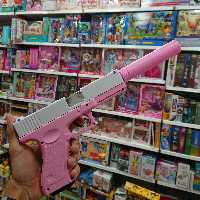 اسباب بازی تفنگ تیر انداز پوکه پران وارداتی ابعاد 20در 14 سانت 