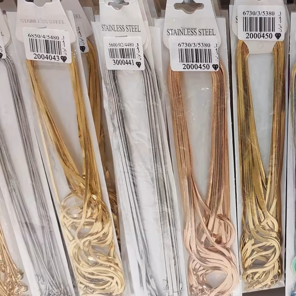 زنجیرماری
رنگ طلایی استیل درجه یک وارداتی 50 سانتی