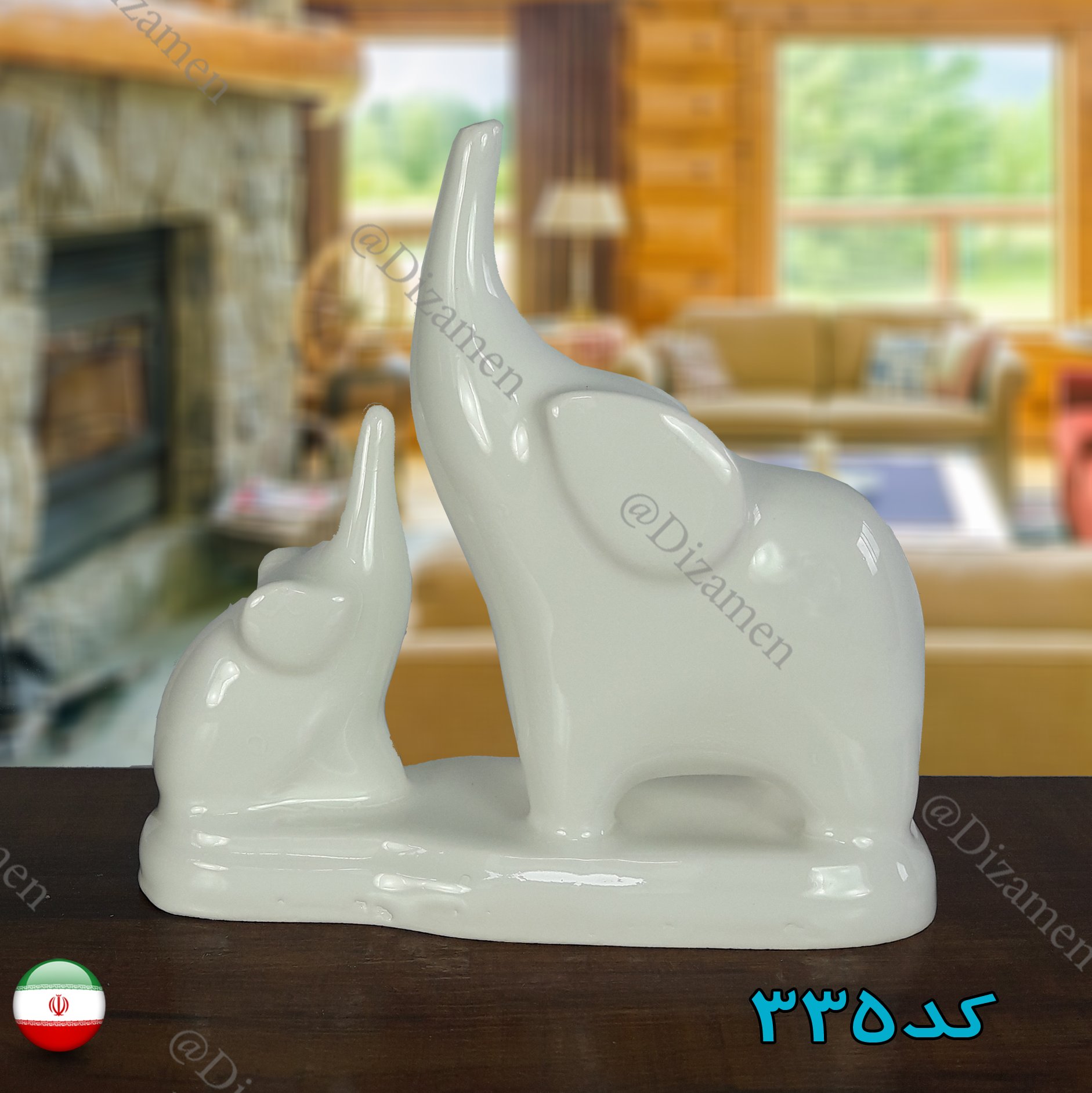 فیل سرامیکی زیبا