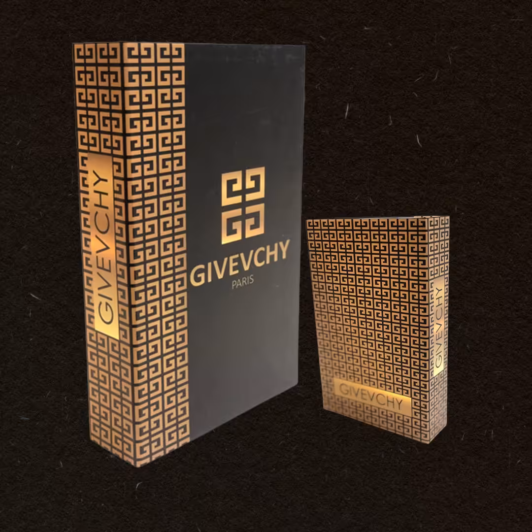 کتاب دکوراتیو طرح Givesvhiطلایی  مشکی با باکس مخفی