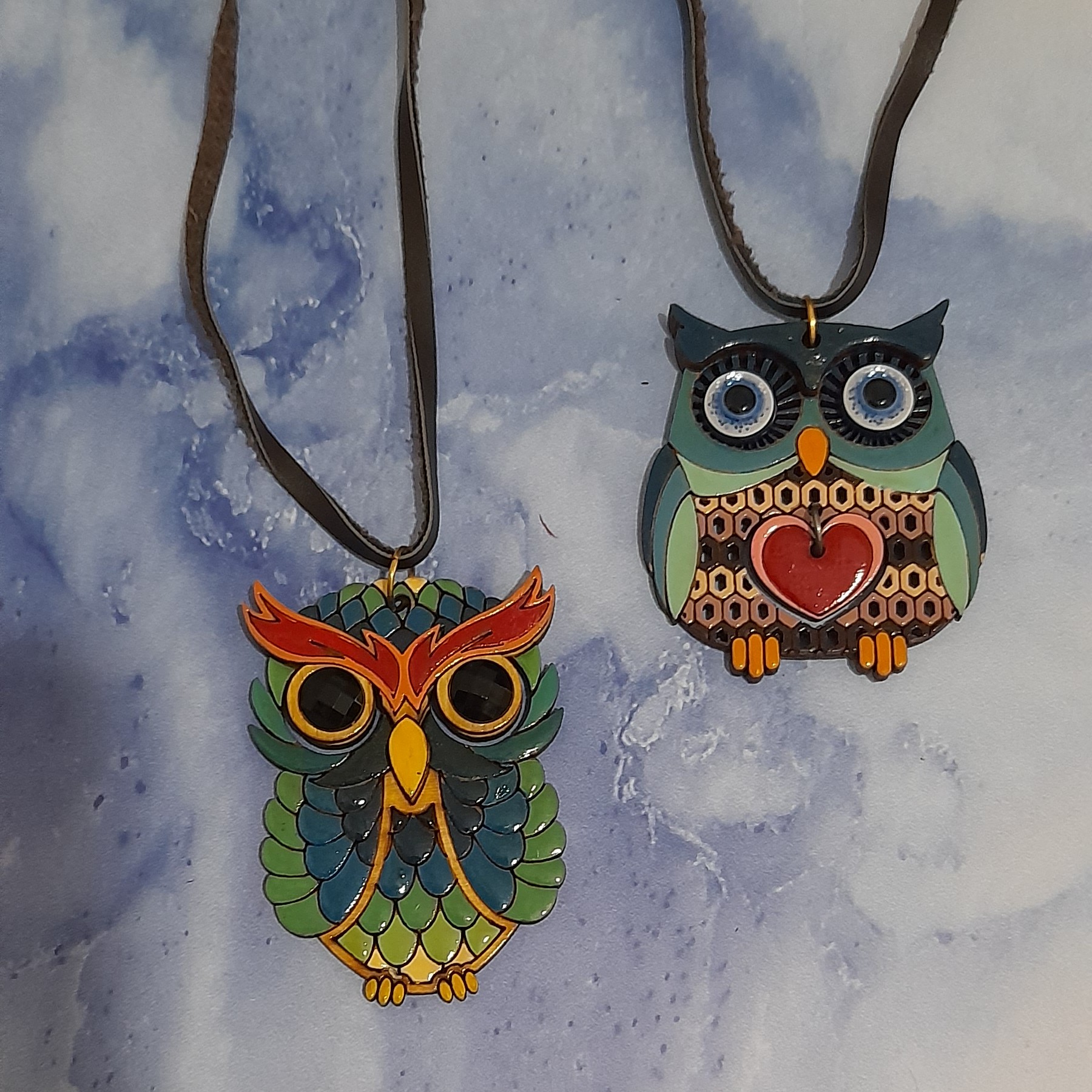 آویز چوبی جغد