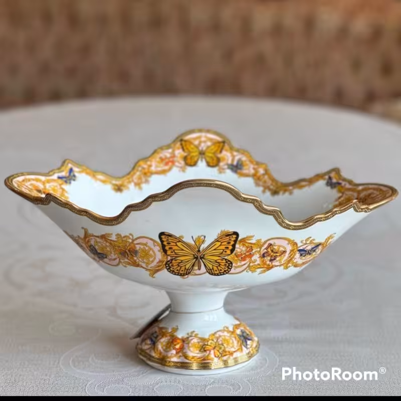 کشکول پروانه در دو رنگ آبی و صورتی سایز متوسط (پس کرایه)