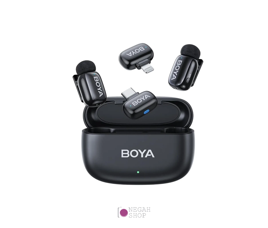میکروفون بی سیم بویا Boya Mini 12 Combo مشکی