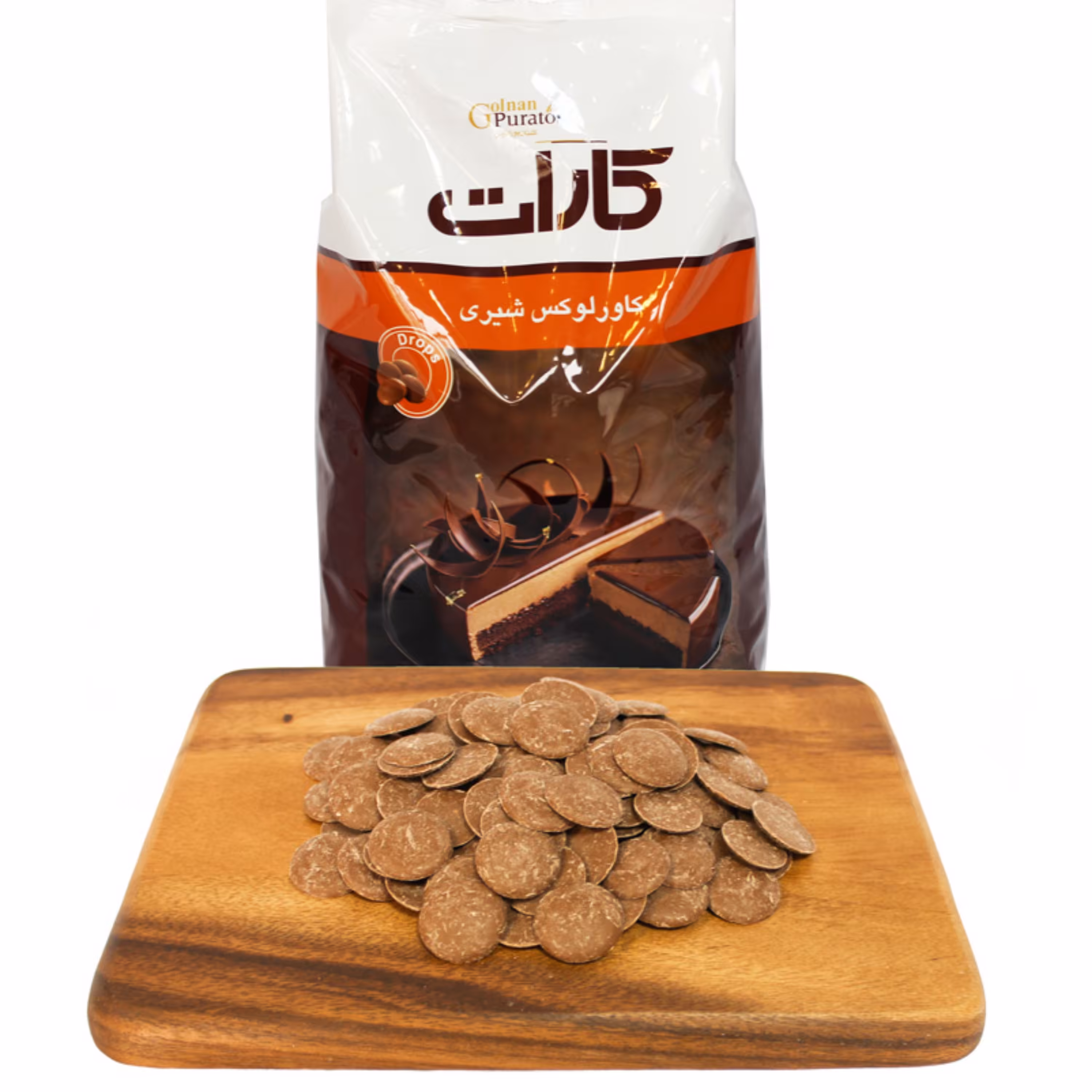 شکلات سکه ای شیری کارات