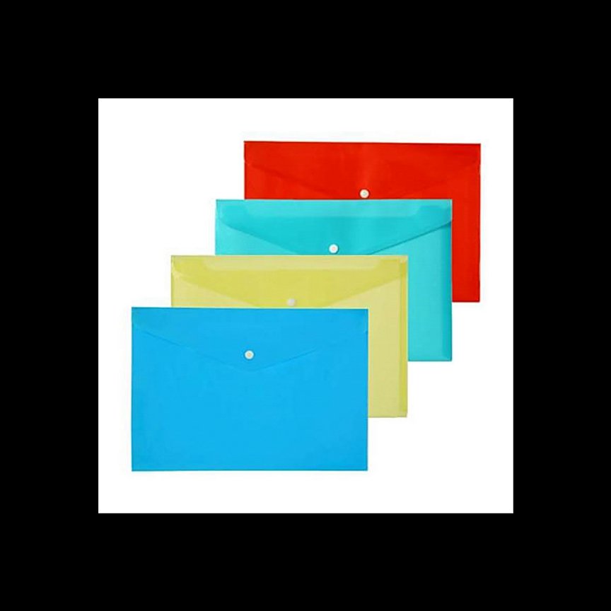 پوشه دکمه دار آ4 کمل بسته  100 عددی