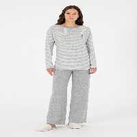 لباس خواب و لانژره زنانه خاکی ملانژ یو اس پولو - فروشگاه لباس شهرمون