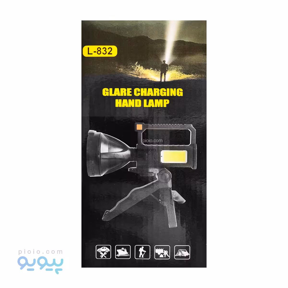 چراغ قوه پایه دار آیتم L-832 تک و عمده