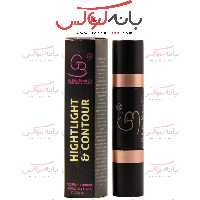 هایلایتر  و کانتور دو طرفه  گلدن مود فرانسه حاوی فیلر و بوتاکس فول کاور با پوشش بسیار نرم و فاقد چربی دارای 4 رنگبندی