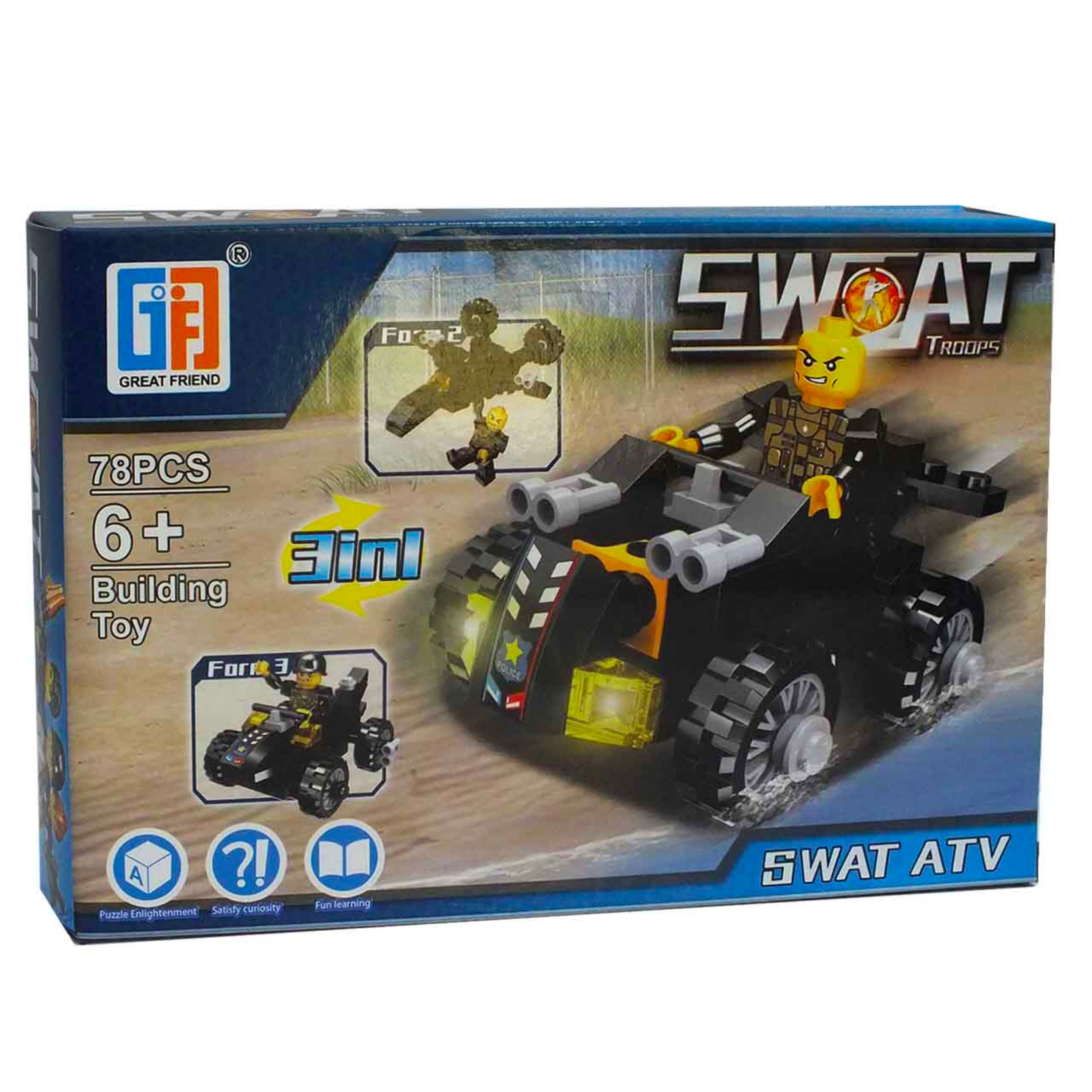 لگو ماشین ساحلی-1042- 3D1 SWAT 123-165