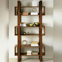 قفسه کتاب و دکوری چوبی کد B09 (مستقیم از تولیدکننده) -ارسال با باربری رایگان