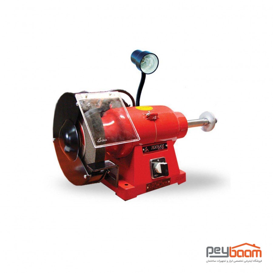 دستگاه سنگ پرداخت رومیزی محک مدل PGD200-3/1 L