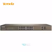 سوئیچ شبکه 16 پورت تندا مدل 250-Tenda TEF1218p-16