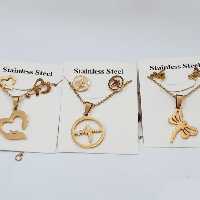 (پک 10 عددی)نیم ست استیل (رنگ ثابت،با طرح های متنوع و زیبا)