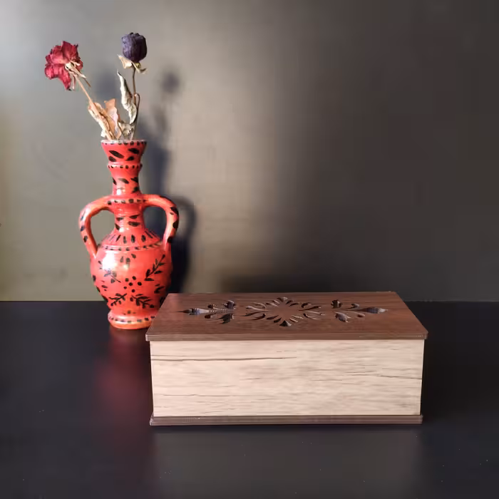 جعبه کادوی لایت با در قهوه ای