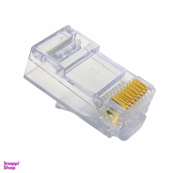 سوکت شبکه CAT6 امپ مدل UTP بسته 100 عددی