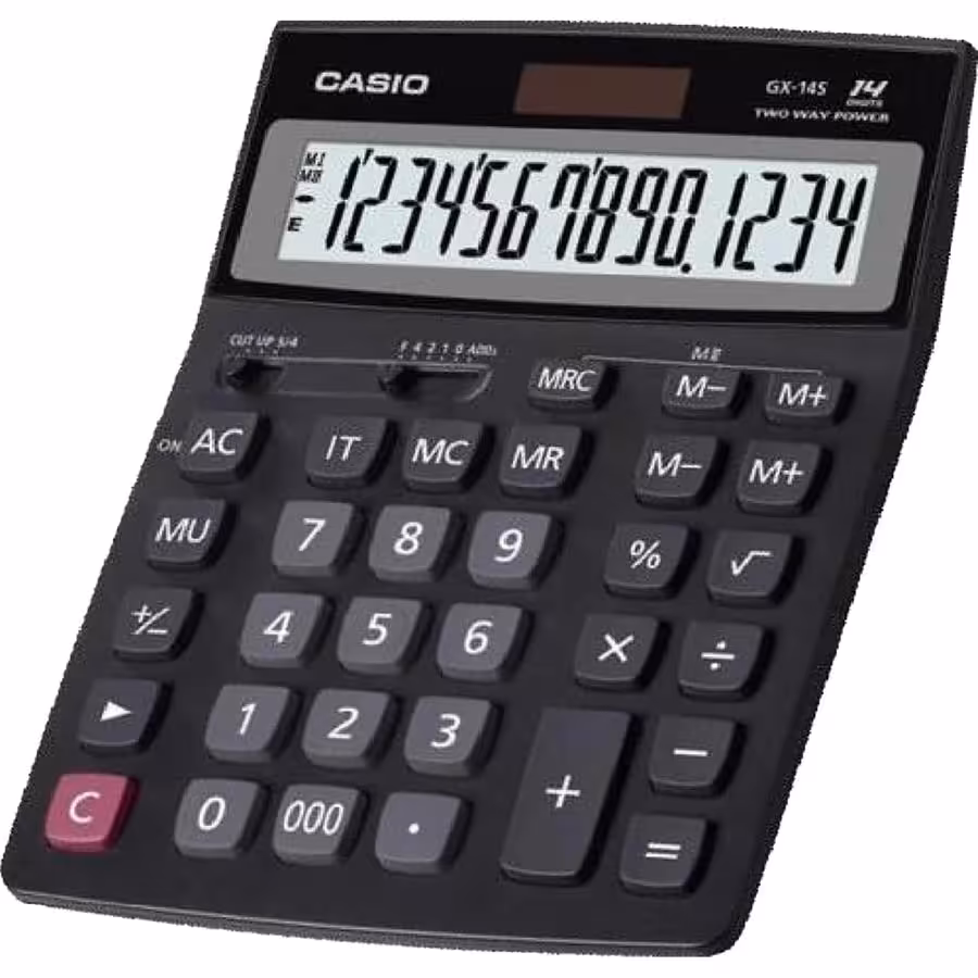 ماشین حساب رومیزی کاسیو مدل GX-14S